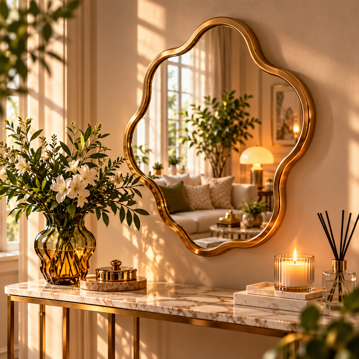 Luvaniq Irregular Wall Mirror