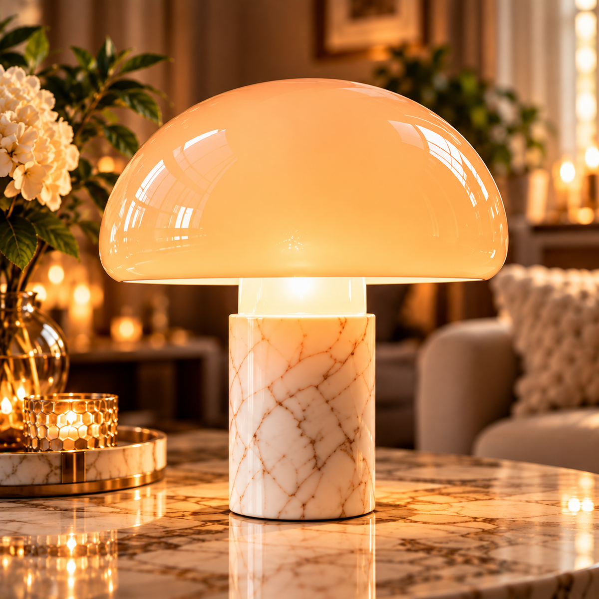 Luvaniq Mushroom Table Lamp