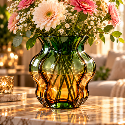 Luvaniq Art Glass Vase